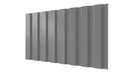Профнастил С20A 1150/1100x0,7 мм, 9006 бело-алюминиевый глянцевый
