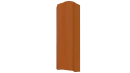 Штакетник М-образный Престиж 118x0,4 мм, 2011 насыщенный оранжевый
