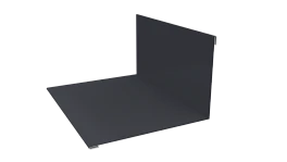 Планка примыкания верхняя 100x150x2000 мм, 7024 графитовый серый PUR Pruf