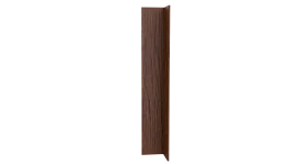 Планка угла внутреннего 30x30x2000 мм, Золотой орех 3D