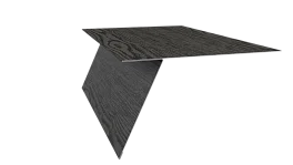 Планка карнизная фальц 130x80 мм, Дуб Винтаж 3D