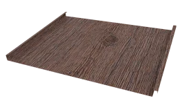 Фальцевая кровля 562/550x0,45 мм, Морёный дуб 3D