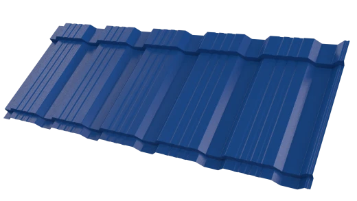 Профиль Пегас 1195/1130x0,45 мм, 5005 сигнальный синий глянцевый