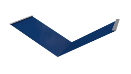 Планка ендовы нижняя 298x298x2000 мм, 5005 сигнальный синий глянцевый