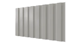 Профнастил С20A 1150/1100x0,4 мм эконом, 9002 светло-серый глянцевый