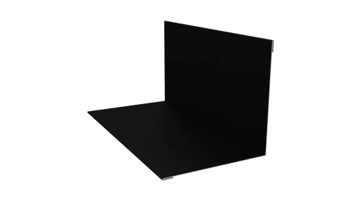 Угол внутренний 100x100x2000 мм, 9005 черный янтарь стальной бархат