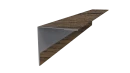 Планка угла наружного 50x50x2000 мм, Дуб Сантана 3D