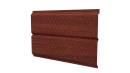 Софит Л-брус перфорированный 264/241x0,45 мм, Antique wood