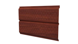 Софит Л-брус перфорированный 264/241x0,45 мм, Antique wood
