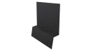 Планка стартовая фальц 135x30x55 мм, Картэн тёмный