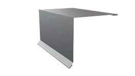 Планка торцевая 120x95x2000 мм, цинк