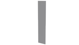 Крепежная планка 10x40x10 мм, 7047 телегрей 4 глянцевый