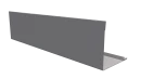 Планка завершающая 10x50x50x10 мм, 7004 сигнальный серый глянцевый