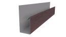 Планка П-образная 30x20x2000 мм, Античный дуб 3D
