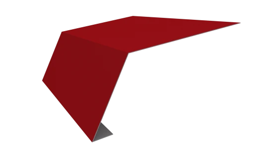 Планка карнизная 100x65x2000 мм, 3020 транспортный красный глянцевый