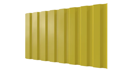 Профнастил С20A 1150/1100x0,65 мм, 1018 цинково-желтый глянцевый