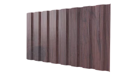 Профнастил С20B 1150/1100x0,45 мм, Античный дуб 3D