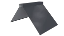 Конёк фигурный 190x190x2000 мм, 7024 графитовый серый PUR Pruf