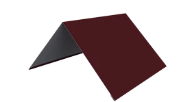 Конёк простой 150x150x2000 мм, 3005 винно-красный глянцевый