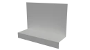 Примыкание боковое фальц 25x65x130 мм, 9003 сигнальный белый глянцевый