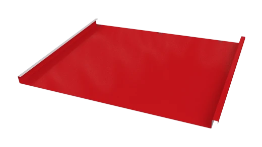 Фальцевая кровля 562/550x0,7 мм, 3020 транспортный красный глянцевый
