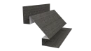 Планка угла внутреннего сложная Блок-хаус 110x2000 мм, Дуб Винтаж 3D