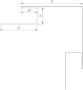 Планка угла наружного сложная 75x75x2000 мм, 3009 оксид красный матовый