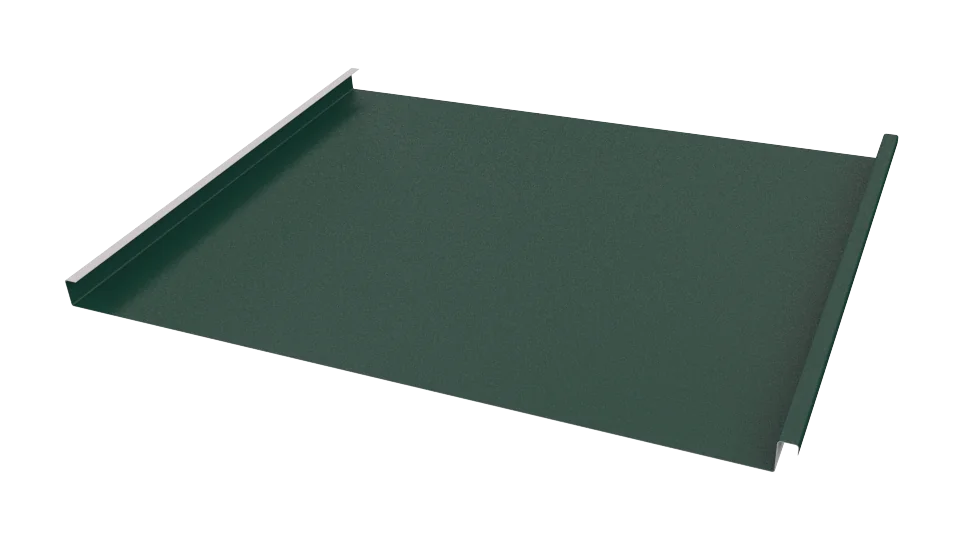 Фальцевая кровля 562/550x0,5 мм, 6005 зеленый мох матовый