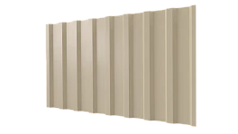 Профнастил С20B 1150/1100x0,7 мм, 1015 св. слоновая кость глянцевый