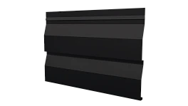 Корабельная доска 267/236x0,5 мм, 9005 черный янтарь матовый