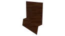 Планка стартовая фальц 135x30x55 мм, Дуб Кельтик 3D