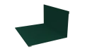 Планка примыкания верхняя 100x150x2000 мм, 6005 зеленый мох глянцевый
