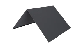 Конёк простой 150x150x2000 мм, 7024 графитовый серый матовый