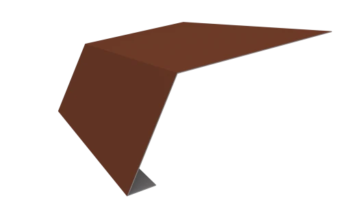 Планка карнизная 100x65x2000 мм, 8004 медно-коричневый глянцевый