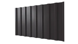 Профнастил С20B 1150/1100x0,45 мм, 8019 серо-коричневый глянцевый
