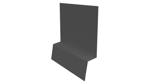 Планка стартовая фальц 135x30x55 мм, 7037 пыльно-серый глянцевый