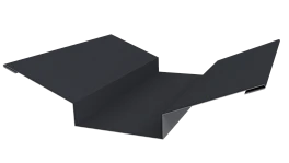 Планка ендовы верхняя 76x76x2000 мм, 7024 графитовый серый PUR Pruf