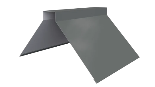 Конёк фигурный 150x150x2000 мм, 7005 мышино-серый глянцевый