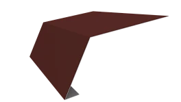 Планка карнизная 100x65x2000 мм, 3009 оксид красный глянцевый