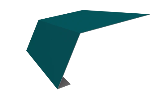 Планка карнизная 100x65x2000 мм, 5021 водная синь глянцевый