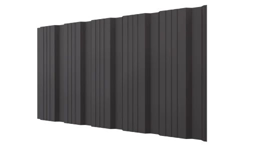 Профнастил К20 1195/1130x0,45 мм, 8019 серо-коричневый матовый
