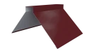 Конёк фигурный 150x150x2000 мм, 3005 винно-красный глянцевый