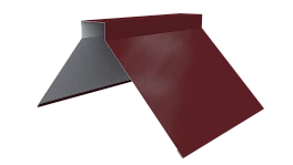 Конёк фигурный 150x150x2000 мм, 3005 винно-красный глянцевый