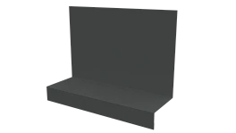 Примыкание боковое фальц 25x65x130 мм, 7005 мышино-серый глянцевый