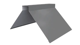 Конёк фигурный 150x150x2000 мм, 7037 пыльно-серый глянцевый