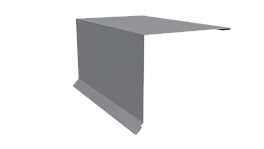 Планка торцевая 120x95x2000 мм, 7047 телегрей 4 глянцевый