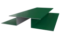 Планка стыковочная сложная Блок-хаус 110x2000 мм, 6029 мятно-зеленый глянцевый