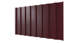 Профнастил С20B 1150/1100x0,7 мм, 3005 винно-красный глянцевый