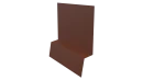 Планка стартовая фальц 135x30x55 мм, 8004 медно-коричневый матовый