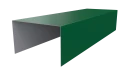 Крышка 40x65x40 мм, 6029 мятно-зеленый глянцевый